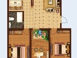 孔雀王府_3室2厅1卫 建面115平米