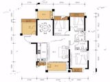 御豪庭_3室2厅2卫 建面114平米