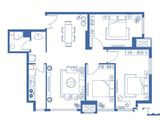 京南狮子城丁香园_3室2厅1卫 建面118平米