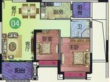 中山深中壹城_2室2厅1卫 建面83平米
