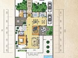 奥园锦江国际新城御峰_2室2厅2卫 建面164平米