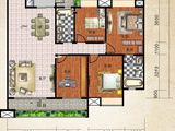 奥园锦江国际新城御峰_4室2厅2卫 建面141平米