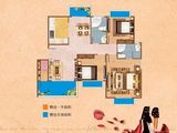 凯旋花园_4室2厅2卫 建面90平米