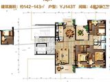 江门碧桂园凤凰城_4室2厅2卫 建面142平米