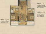 苍南绿城玉兰花园_3室2厅1卫 建面90平米