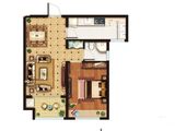 碧桂园翡翠雅郡_1室2厅1卫 建面59平米