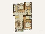 龙湖春江郦城_3室2厅2卫 建面115平米