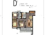 天宸_3室2厅1卫 建面108平米