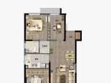 万科山望_3室2厅1卫 建面105平米
