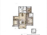 葛洲坝融创虹桥玫瑰公馆_3室2厅2卫 建面94平米