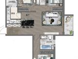 瑞虹新城天悦郡庭_3室2厅2卫 建面132平米