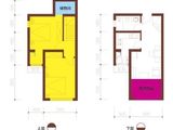 尚层MINI_2室2厅1卫 建面39平米