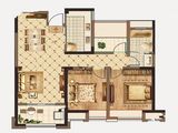 大众时代之光_2室2厅1卫 建面96平米