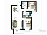 翰林雅筑_2室2厅1卫 建面91平米