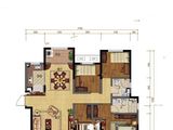 碧桂园天汇_4室2厅2卫 建面150平米