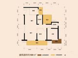 南宁江南万达广场_3室2厅2卫 建面100平米