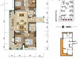 绿城春江明月_4室2厅2卫 建面141平米
