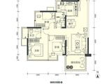 龙光玖珑湖_3室2厅2卫 建面88平米