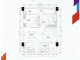 华南茶叶创意园菁英时代_2室1厅1卫 建面104平米