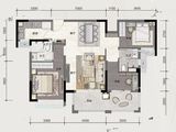 卓越维港璟颂_3室2厅2卫 建面113平米