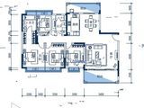 家和时代花园_4室2厅2卫 建面166平米