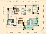宝豪御龙湾二期_3室2厅2卫 建面116平米