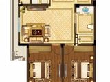 琳轩亲和源_2室2厅1卫 建面90平米