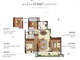 卓越万科新都会_3室2厅2卫 建面115平米
