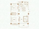 开元蓝庭_2室2厅1卫 建面82平米