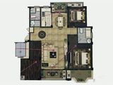 金晖罗兰小镇_3室2厅2卫 建面123平米