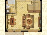 禹洲东滩雍禧_2室2厅2卫 建面98平米