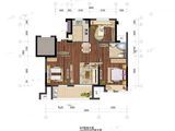 保利玲珑公馆_3室2厅1卫 建面78平米