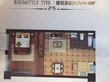 东骏悦府_1室2厅1卫 建面54平米