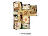 华新城璟园_3室2厅2卫 建面120平米