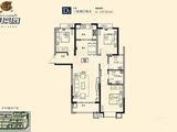 山顶御景园_3室2厅2卫 建面137平米