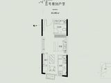 旭瑞和昌花漾里_1室1厅1卫 建面45平米