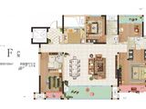 雅居乐天域_4室2厅3卫 建面165平米