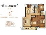 郑州孔雀城_3室2厅2卫 建面126平米