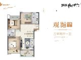 坤达江山筑_3室2厅1卫 建面89平米