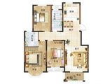 翡翠明珠二期_3室2厅2卫 建面123平米