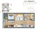 高新尊贵壹方_1室1厅1卫 建面33平米