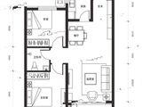 润江煦园_2室2厅1卫 建面79平米