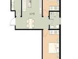 腾辉绿洲_2室2厅1卫 建面85平米