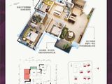 荣和五象学府_4室2厅2卫 建面98平米