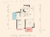 龙光玖誉城_2室2厅1卫 建面69平米
