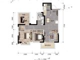 中南春风南岸_3室2厅1卫 建面76平米