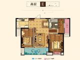 慈溪新城吾悦广场_3室2厅1卫 建面110平米