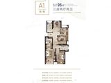 华景川万悦府_3室2厅2卫 建面95平米