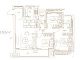 云溪四季庭_3室2厅2卫 建面102平米