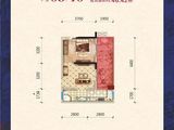 翰林园_1室1厅1卫 建面46平米